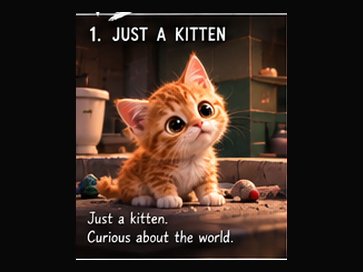 JUST A KITTEN